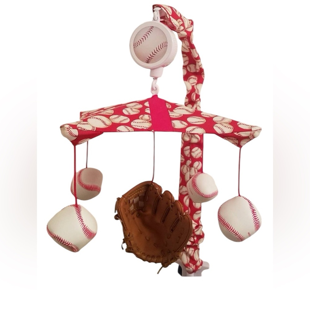 Custom designed Baseball Themed Baby Mobile